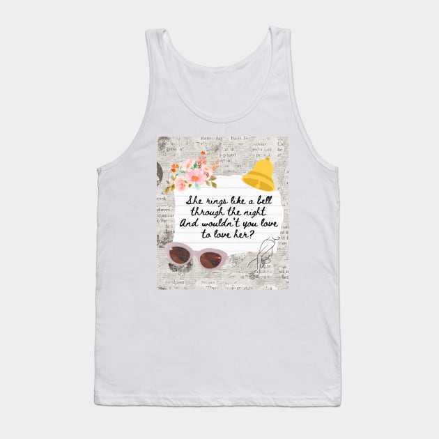 Rhiannon Song Lyric Print Tank Top by madiwestdal